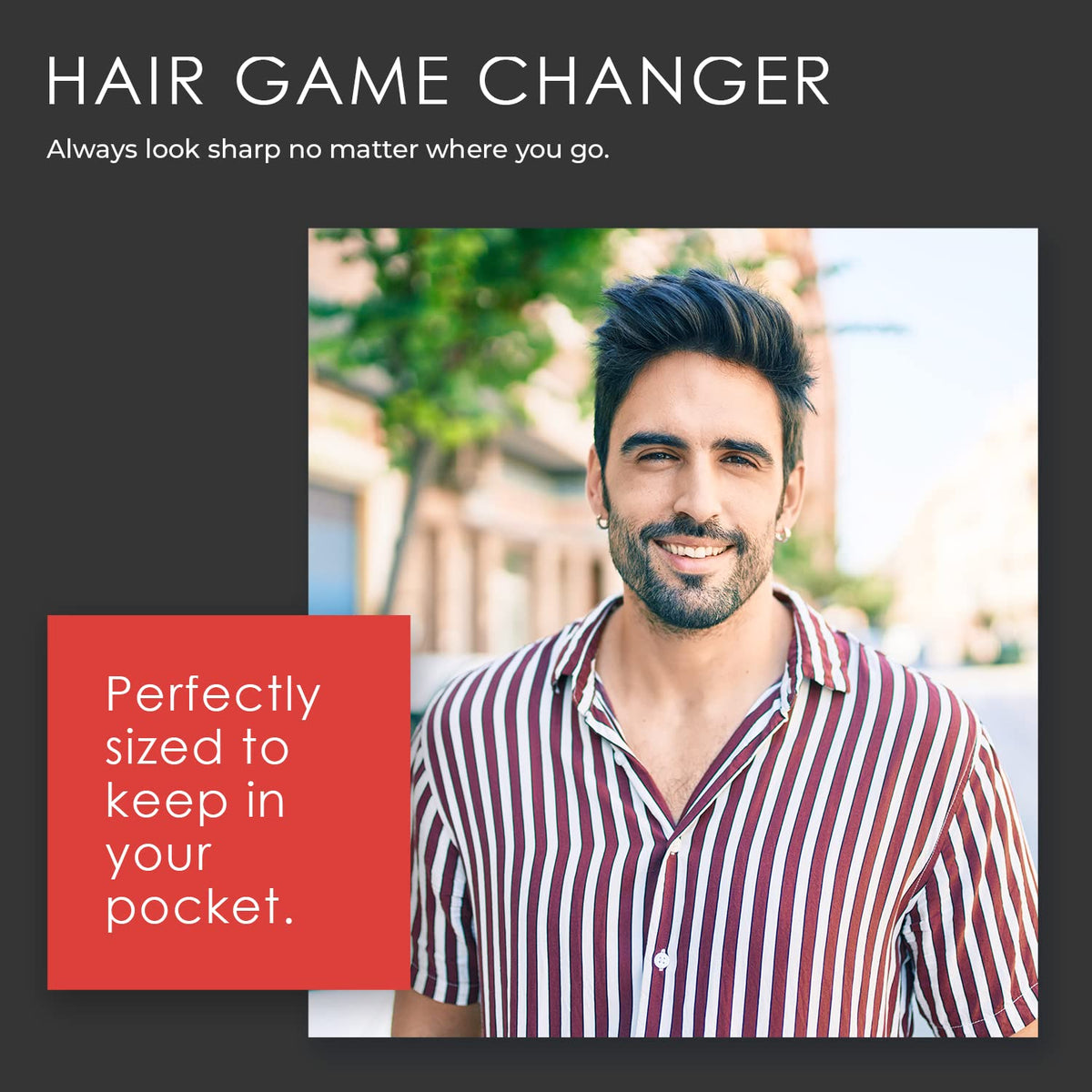 GOODY Ace pocket hair comb demonstrates professional quality and durable daily use.