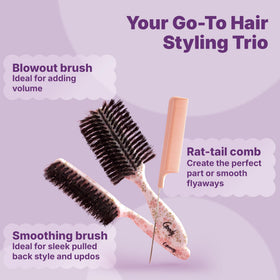 Goody rat-tail comb for precise parting and finishing touches