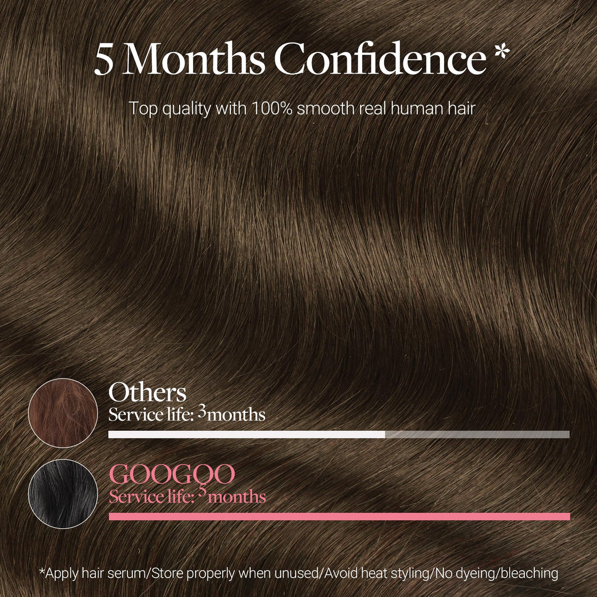 GOO GOO ombre color-range clip-ins for modern shade matching.