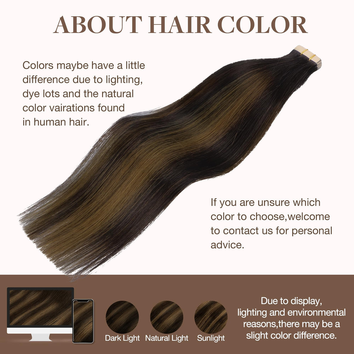 GOO GOO extensions are dyed and curlable for personalized styles.