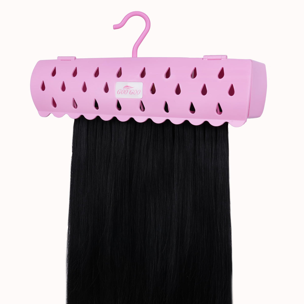 GOOGOO hair extension holder stand for styling with secure grip for detangling and shaping