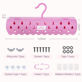 GOOGOO stand keeps wigs and clip-ins clean during washing and drying