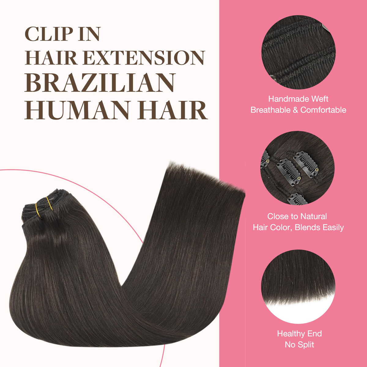 GOO GOO silicone-backed clips highlight secure fit during quick application.