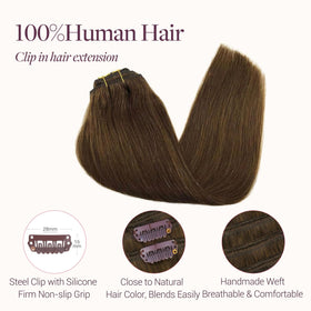 GOO GOO clip-in 22-inch length for dramatic, voluminous styling.
