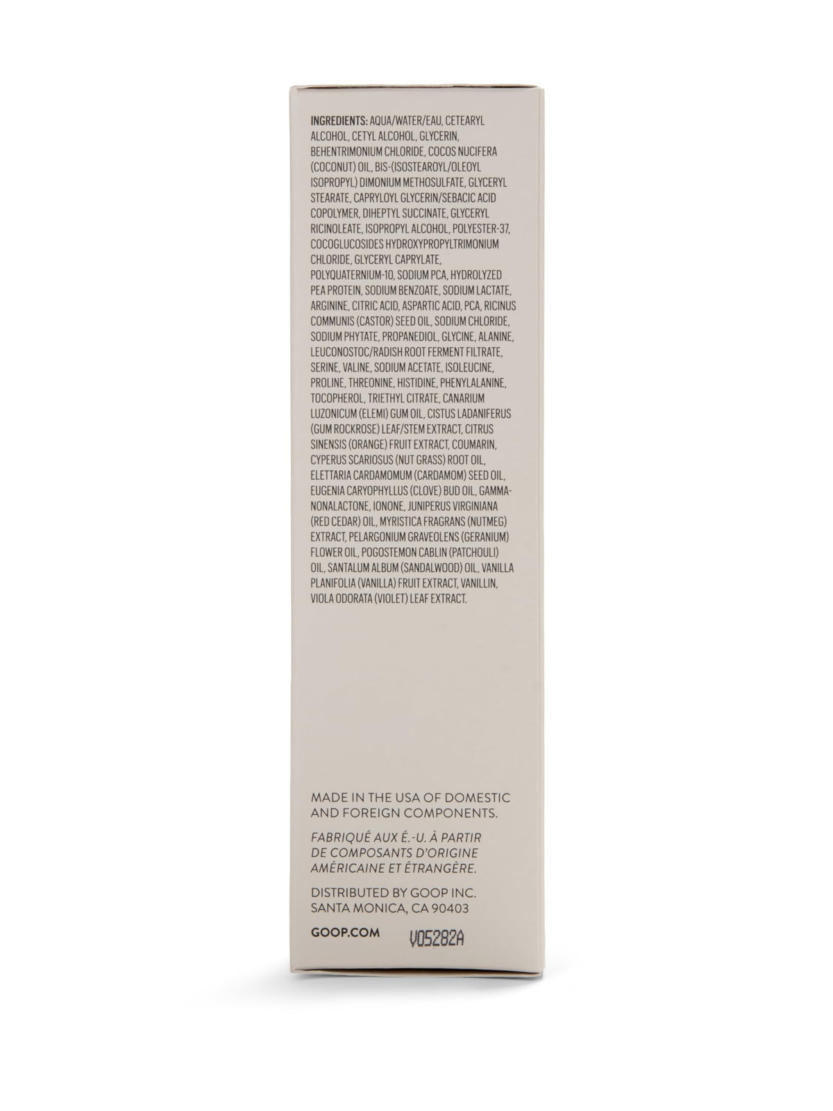 Goop Amino Acid Conditioner hair showing volume boost and bounce.