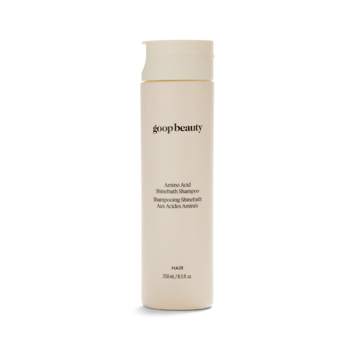 Goop Amino Acid Shampoo bottle front with frankincense and sandalwood scent for daily cleansing