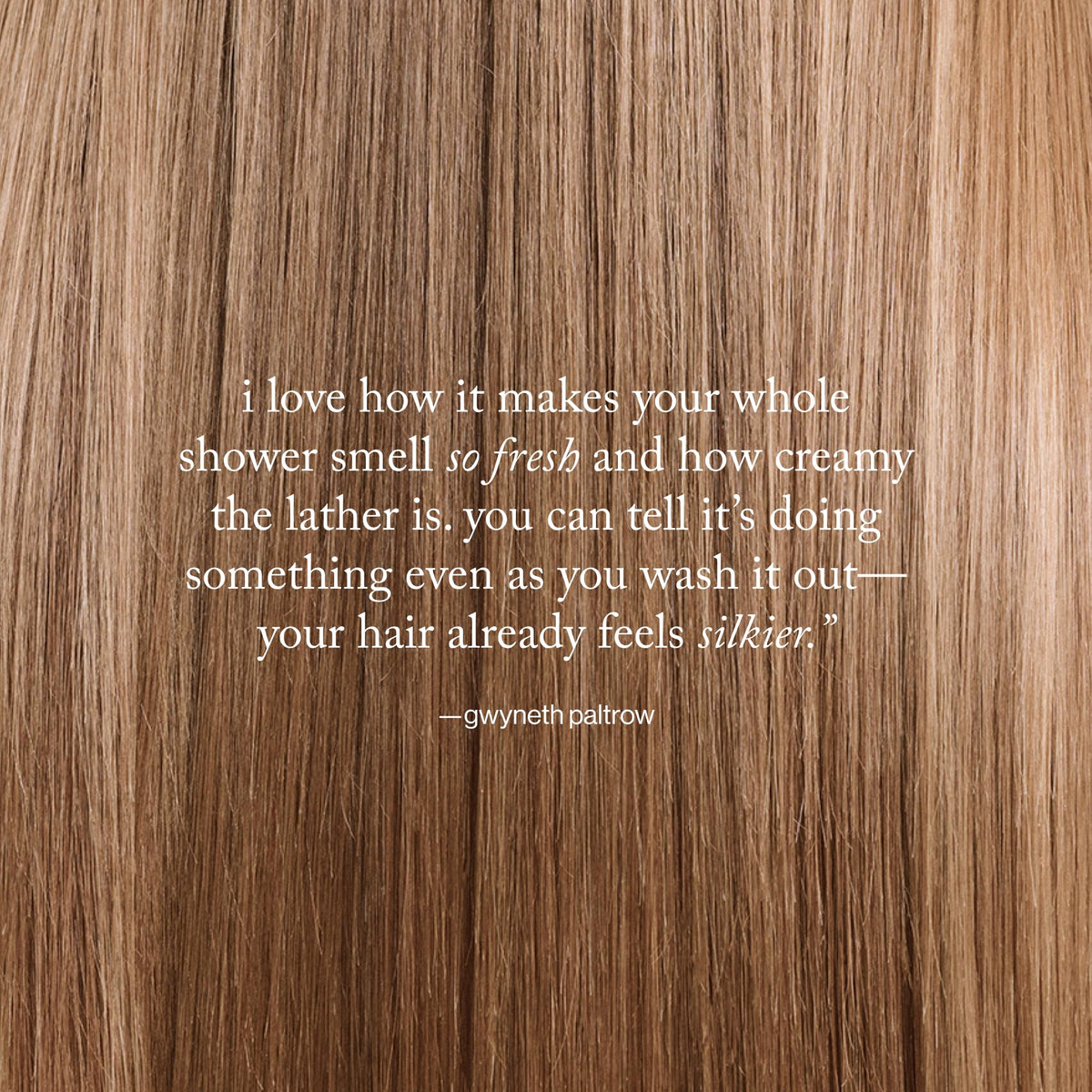 Paraben- and sulfate-free badge on Goop shampoo packaging
