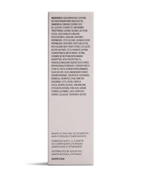 Goop Beauty 3x Retinol Serum glass bottle with soft lighting.