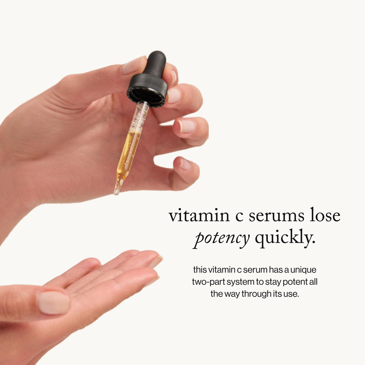 Goop Beauty precise dropper application for targeted brightness.