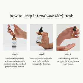 Goop Beauty glow visualization illustrating radiant skin texture after use.
