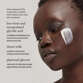 Goop Beauty Sleep Milk Serum pump in use for night-time skincare routine