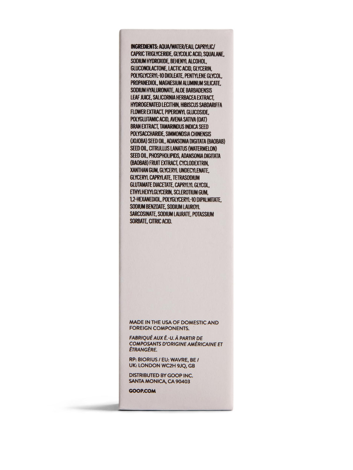 Goop Beauty Sleep Milk Serum with night routine application on neck and chest