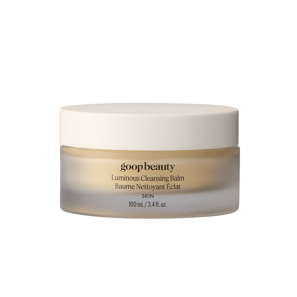 Goop Beauty Cleansing Balm melts makeup quickly, including waterproof formulas, for hydrated skin.