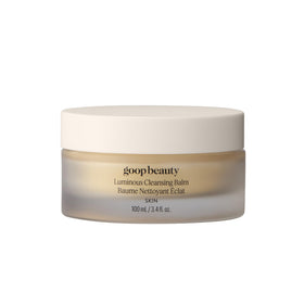 Goop Beauty Cleansing Balm melts makeup quickly, including waterproof formulas, for hydrated skin.