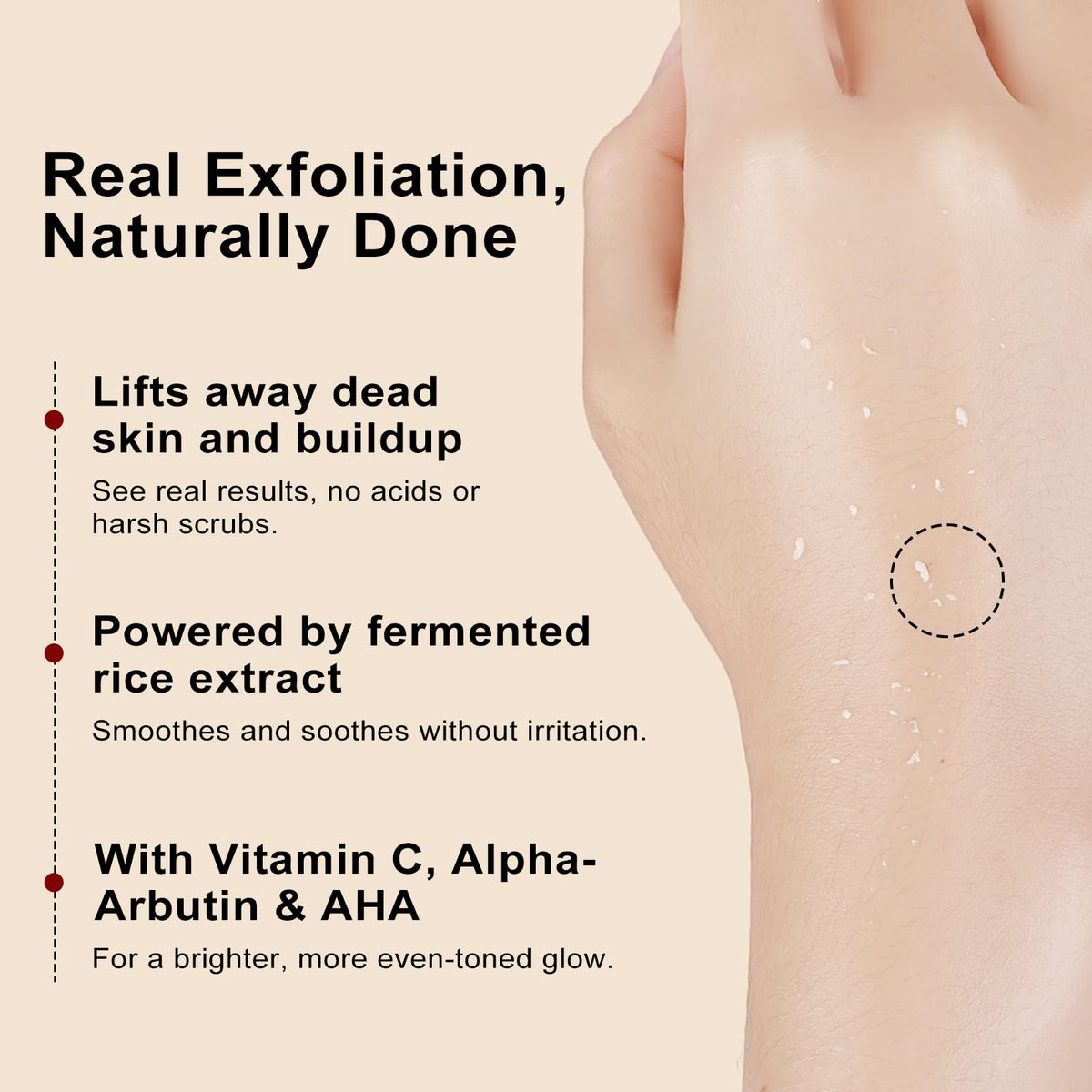 Goorly Alpha-Arbutin Vitamin C glow close-up suggesting brightened tone.
