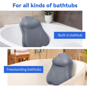 Goowin neck support enhances the relaxing soak experience during baths.