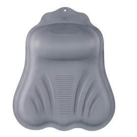 Goowin bath pillow close-up shows skin-friendly silicone texture for comfortable soaks.