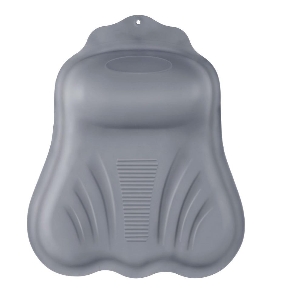 Goowin bath pillow close-up shows skin-friendly silicone texture for comfortable soaks.