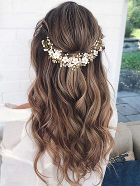 GORAIS lightweight bridal ornament is easy to handle during styling and removal.