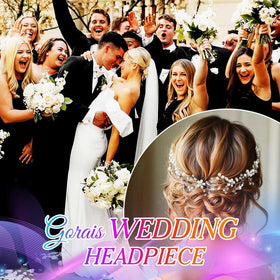 GORAIS pearl crystal wedding vine enhances outfits for first communion or prom