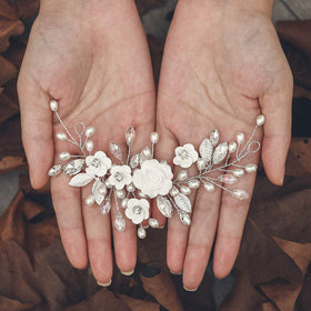 GORAIS silver-wire woven hair piece offers flexible shaping for updos