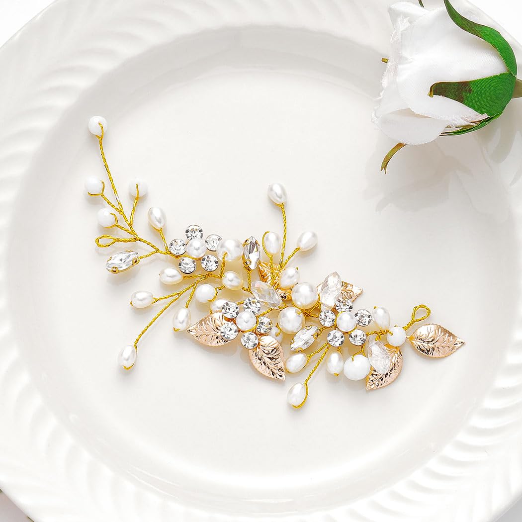 GORAIS wedding hair piece flexible band supports versatile hairstyles.