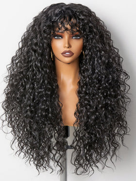 GORGIUS Veralux blend shaggy wig with bangs offers natural movement and lasting style.