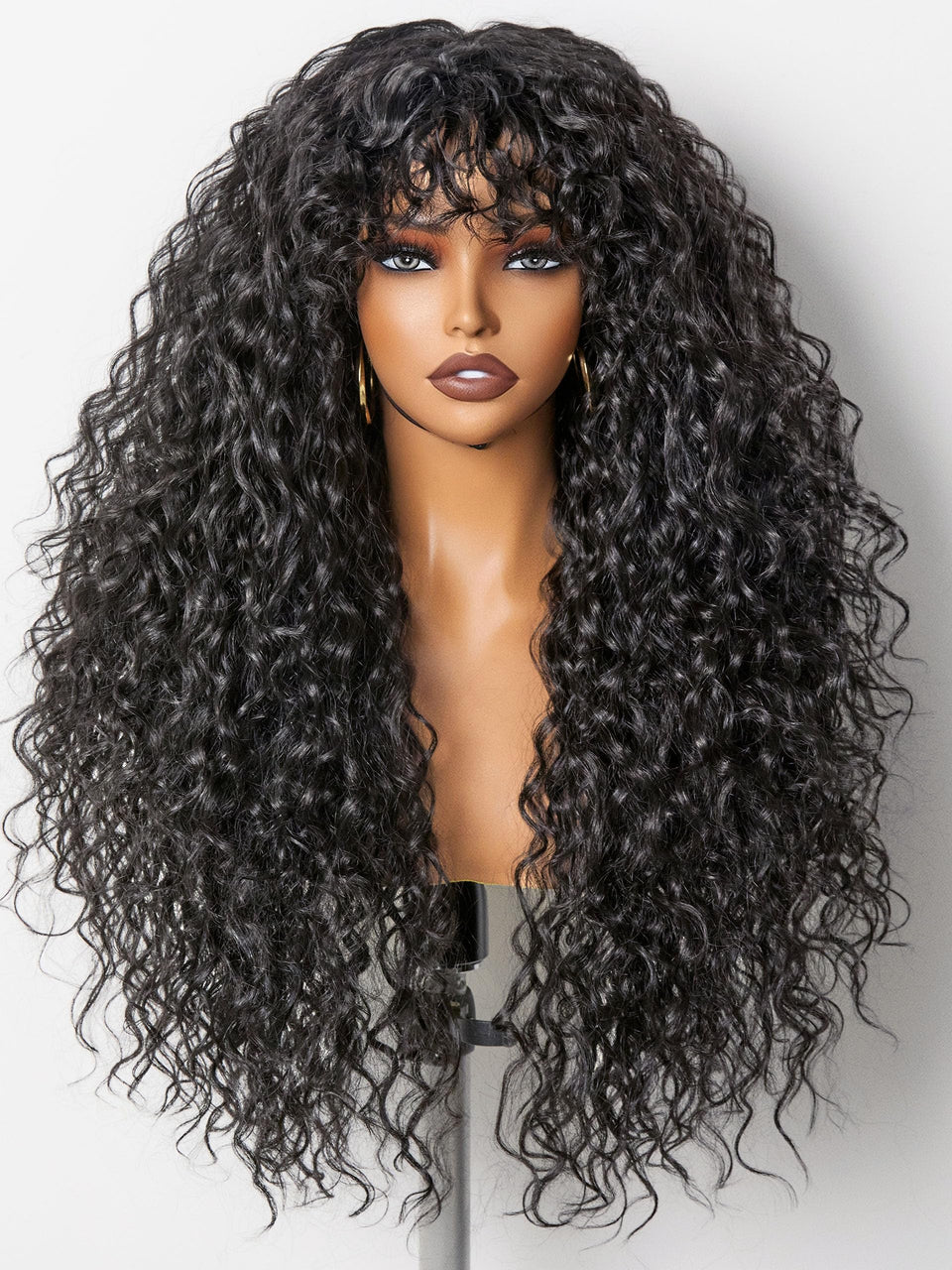 GORGIUS Veralux blend shaggy wig with bangs offers natural movement and lasting style.