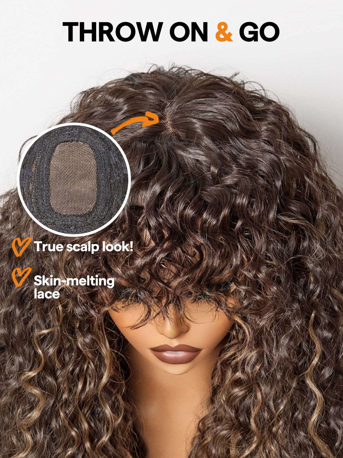 GORGIUS Veralux glueless design enables quick wear with secure comfort