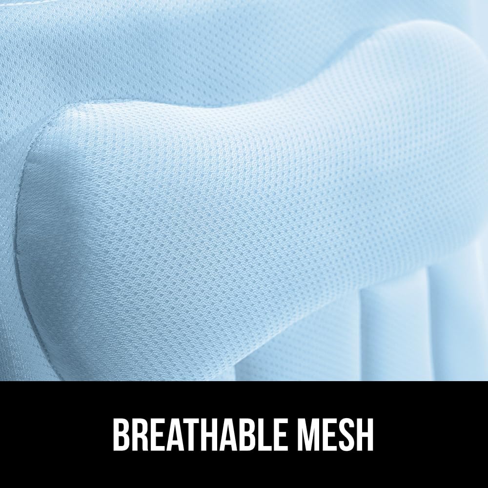 Gorilla Grip hypoallergenic-material pillow resists irritation and dries fast.