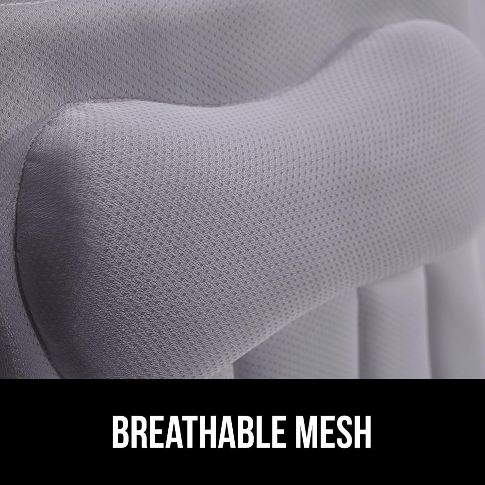 GORILLA GRIP hypoallergenic material in a bath pillow