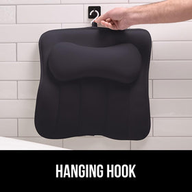GORILLA GRIP Bath Pillow ready for spa-like at-home use.