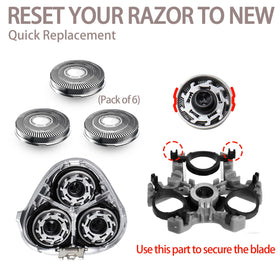 GORLENT six-pack value set saves money on replacement blades
