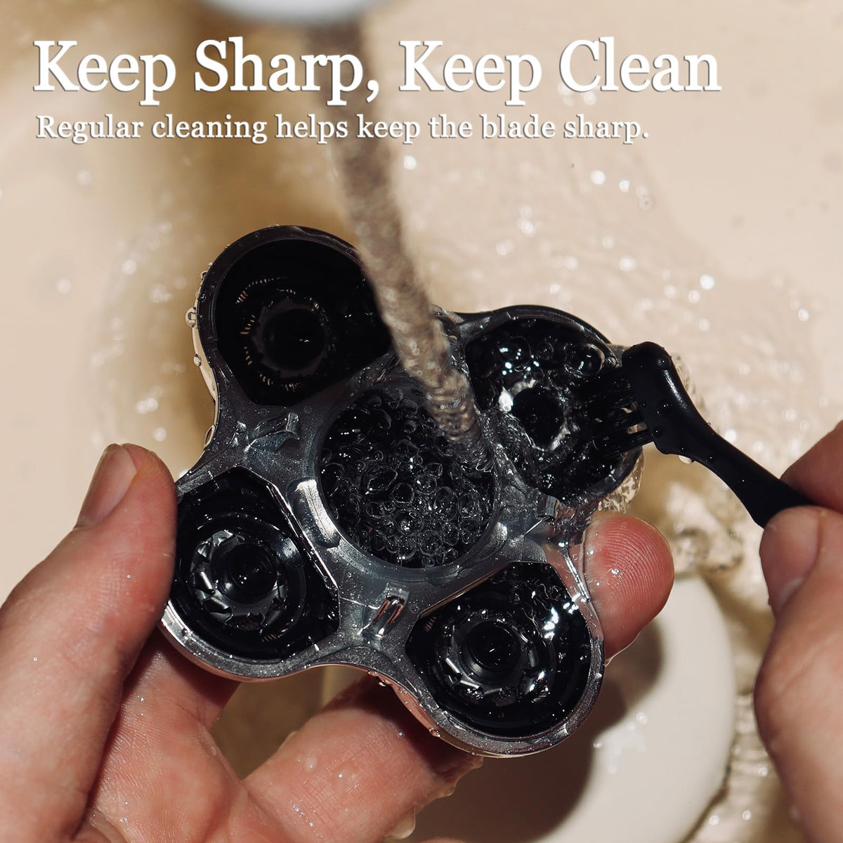 GORLENT Blade Pro head fully washable under running water