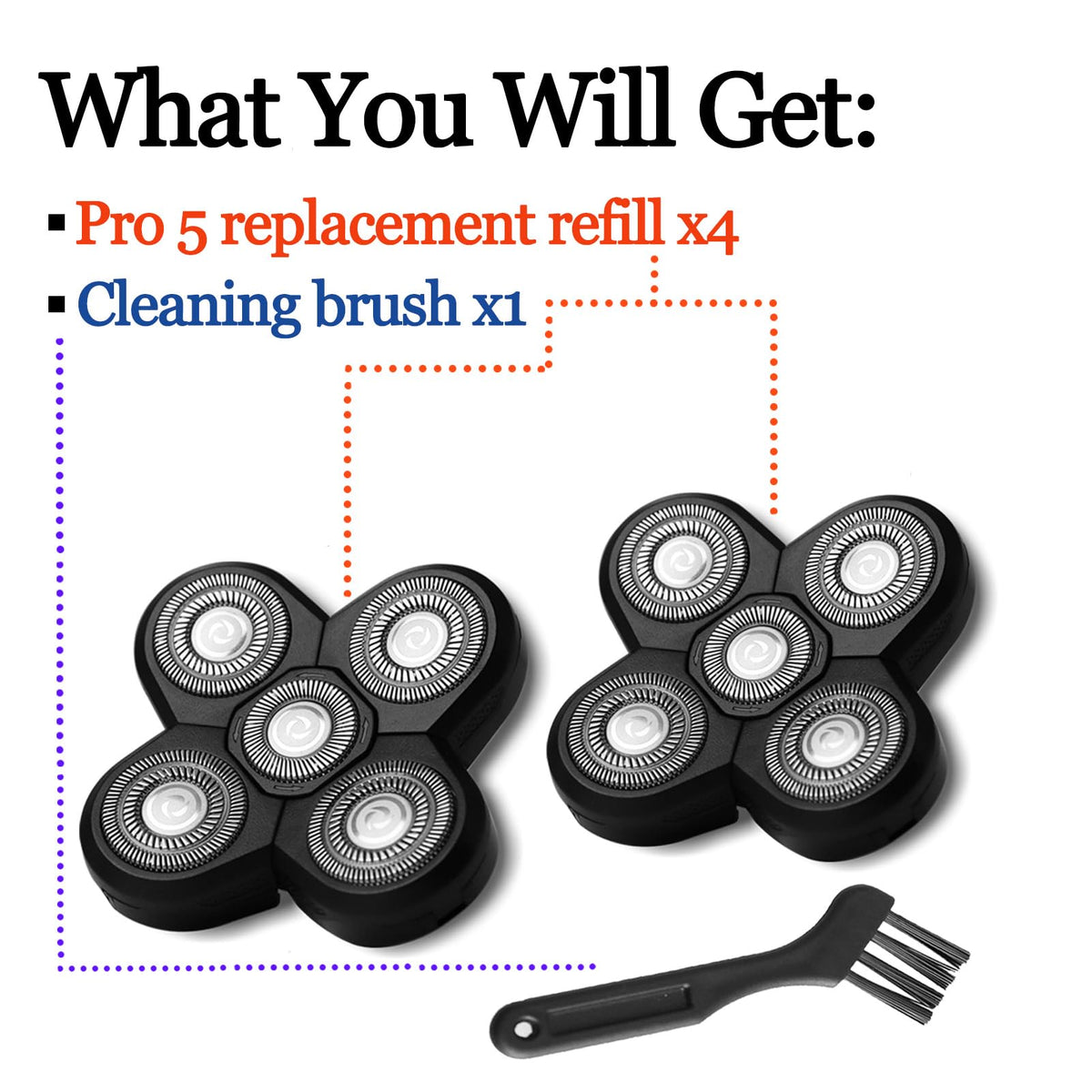 GORLENT refills install in seconds and rinse clean under running water.