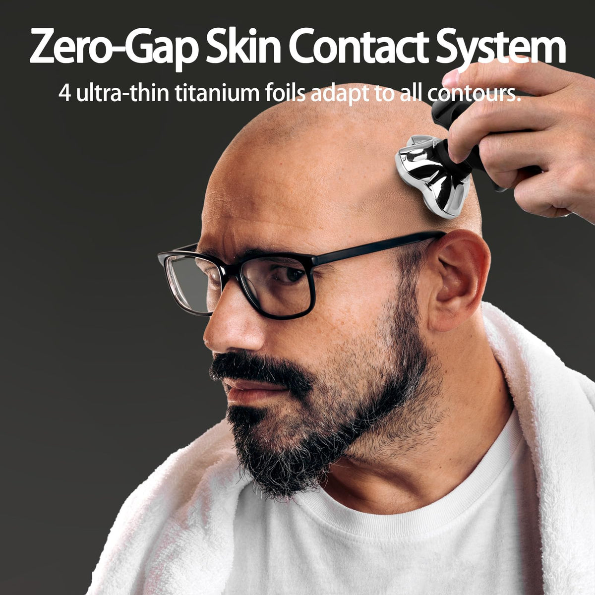 Gorlent Pro4 snap-on replacement head for quick grooming.