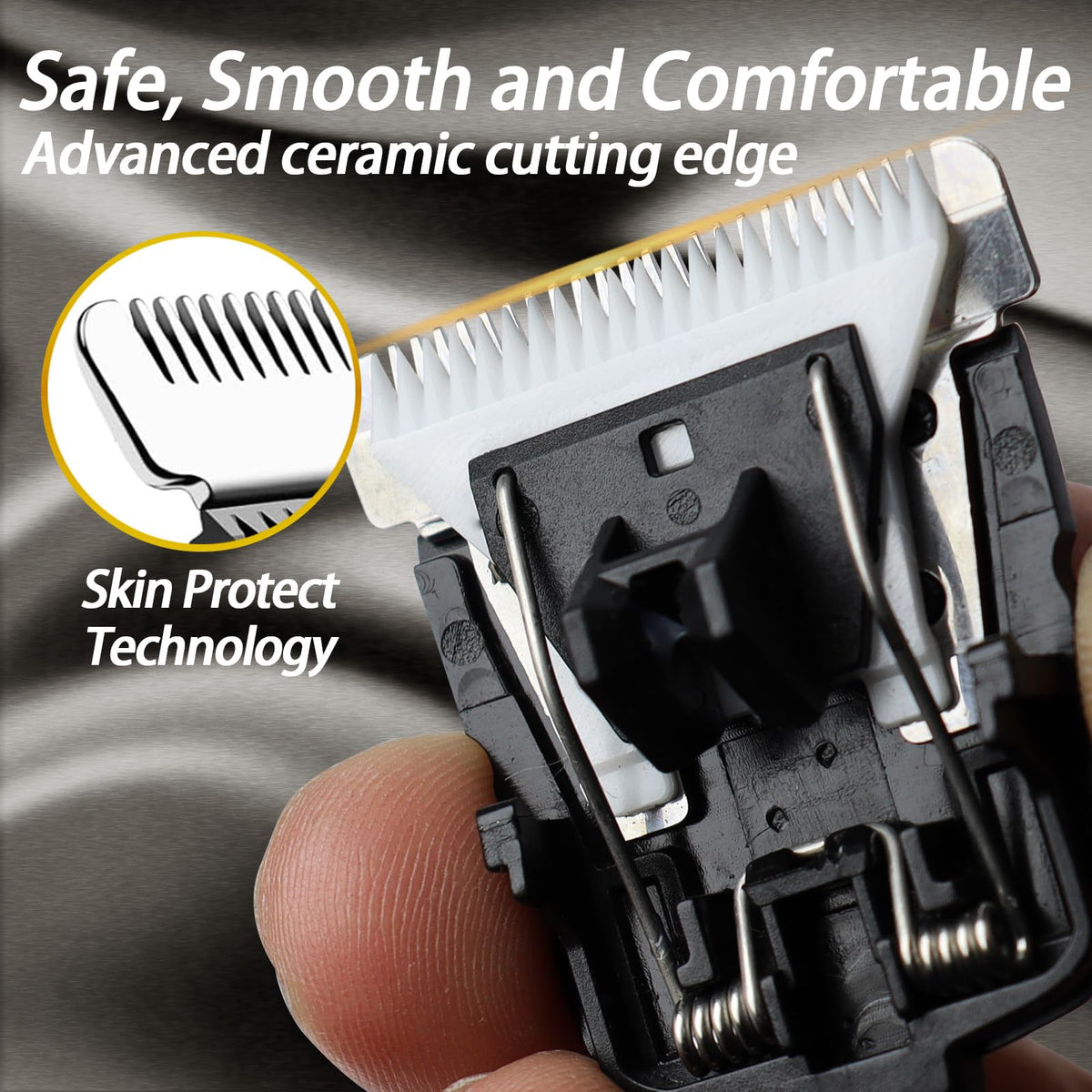 GORLENT skin guard protects skin during precise grooming