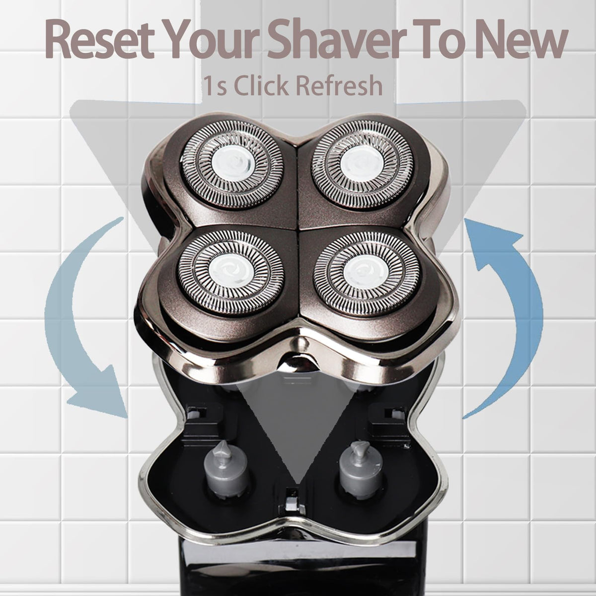 Gorlent titanium foil skin-contact system aligning with jaw lines.