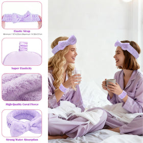 Goroovr plush scrunchies in pink for gentle hair care