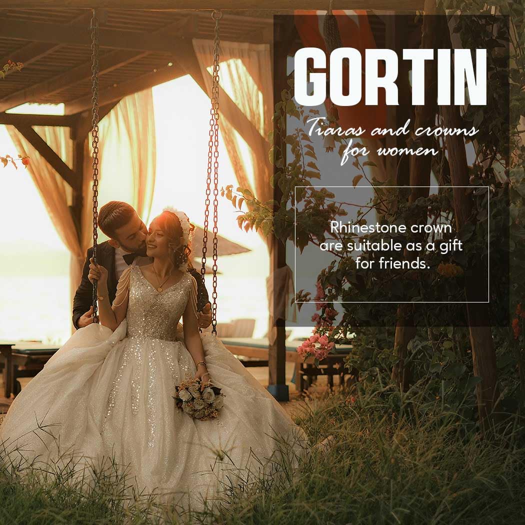 GORTIN bridal headpiece presented as a thoughtful gift for loved ones.