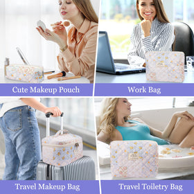 Gosect multi-use makeup bag ready for cosmetics and skincare on the go