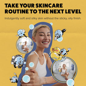 GOSHI fresh, clean fragrance enhances daily skincare routine.