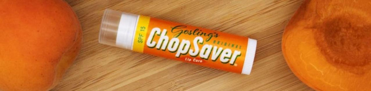 Goslings SPF15 lip balm provides broad-spectrum protection outdoors.
