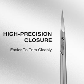 GöSol cuticle scissors polished blades for precise dead skin trimming.