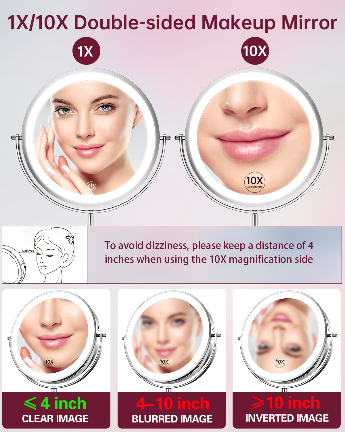 Gospire 1x magnification side for daily grooming precision