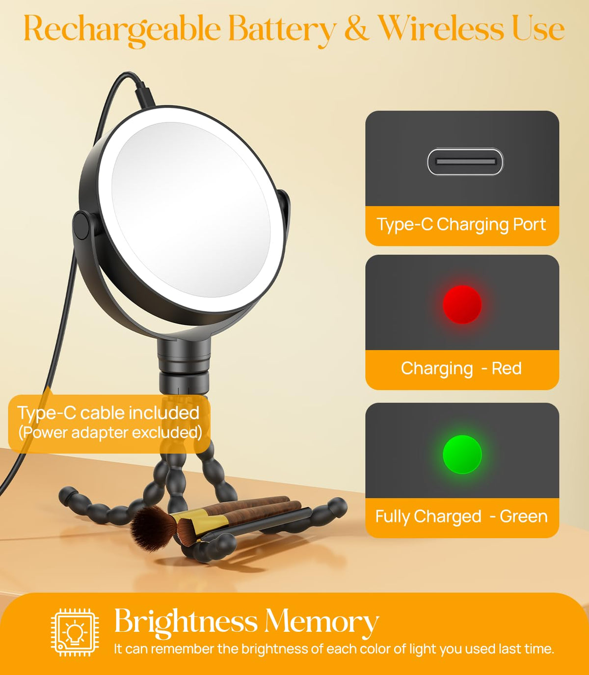Gospire compact mirror is a thoughtful gift for beauty lovers.