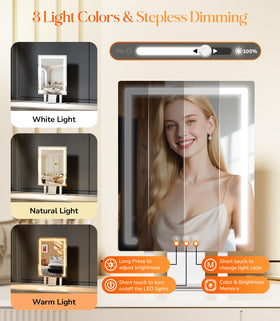 Gospire mirror 10x magnification reveals fine features clearly.