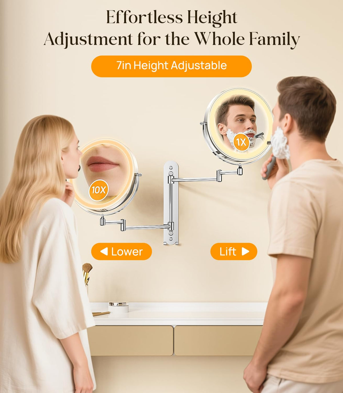 Gospire rechargeable battery delivers cordless use and quick charging.