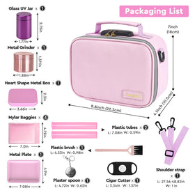 Gosstek locking travel storage bag secured with combination lock