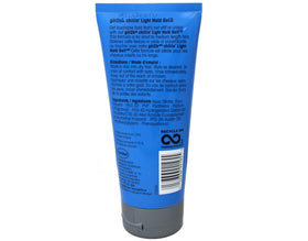 Hair styled with Got2B Chillin Gel for a lightweight hold and shine
